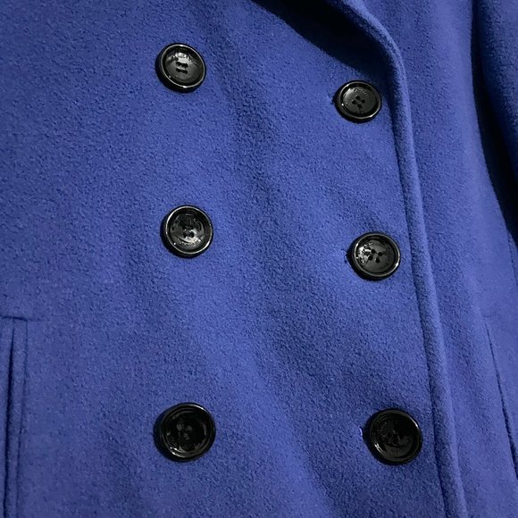 Calvin Klein Wool-Cashmere Double Breasted Pea Coat - Picture 8 of 17